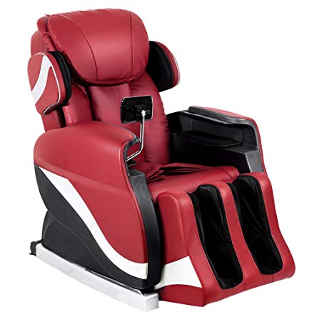 Merax Full Body Massage Recliner Chair 8-Massaging Programs Electric Leather Lounge Chair Massage Chair