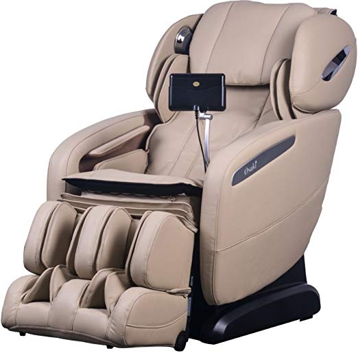 Osaki Pro Maxim D Massage Chair, Ivory, SL Track Roller Design, Computer Body Scan Technology, 2 Stage Zero Gravity Position, Touch Screen Controller, Bluetooth Connection for Speaker