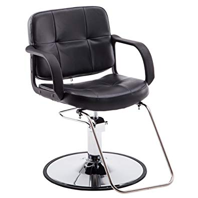 Exacme Classic Hydraulic Barber Chair Salon Beauty Spa Styling Black 8837