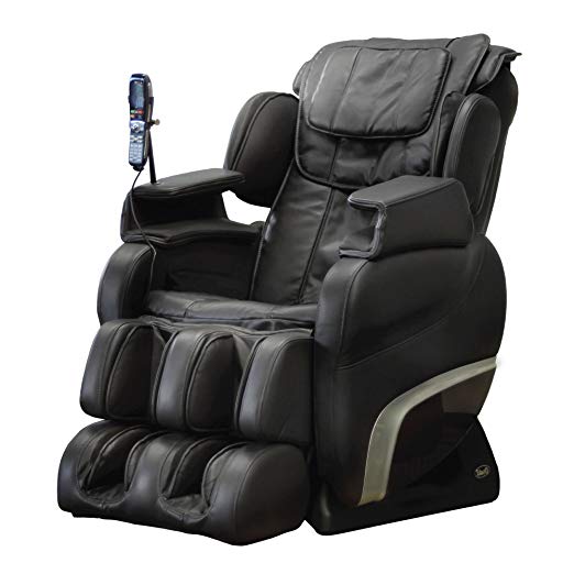 Titan TI-7700R L-track, Hip & Seat Vibration Massage Chair (Black)