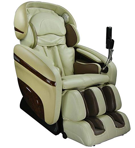 Osaki OS-3D Pro Dreamer D Model OS-3D Pro Dreamer Zero Gravity Massage Chair, Cream with Inside Delivery and Setup, Large LCD Display, 3D Massage Technology, 2 Stage Zero Gravity, 2nd Generation S-Track, Accupoint Technology, Computer Body Scan, MP3 Player Connection