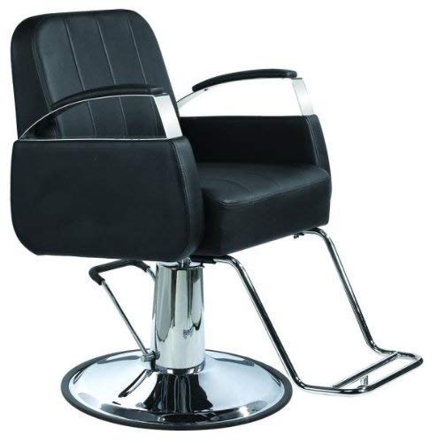 New Black Modern Hydraulic Barber Chair Styling Salon Beauty Spa Supplier 8811 by BestSalon