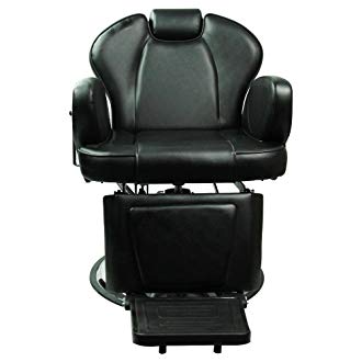 Barberpub All Purpose Hydraulic Recline Barber Chair Salon Beauty Spa Chair Black 2693