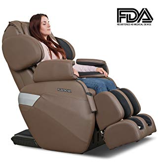 RELAXONCHAIR [MK-II PLUS] Full Body Zero Gravity Shiatsu Massage Chair with Built-In Heat and Air...