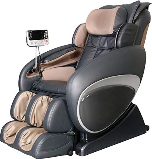 Osaki OS4000C Model OS-4000 Zero Gravity Executive Fully Body Massage Chair, Charcoal, Computer Body Scan System, True Ergonomic S-Track, Upgraded PU covering for Increase Durability and Comfort